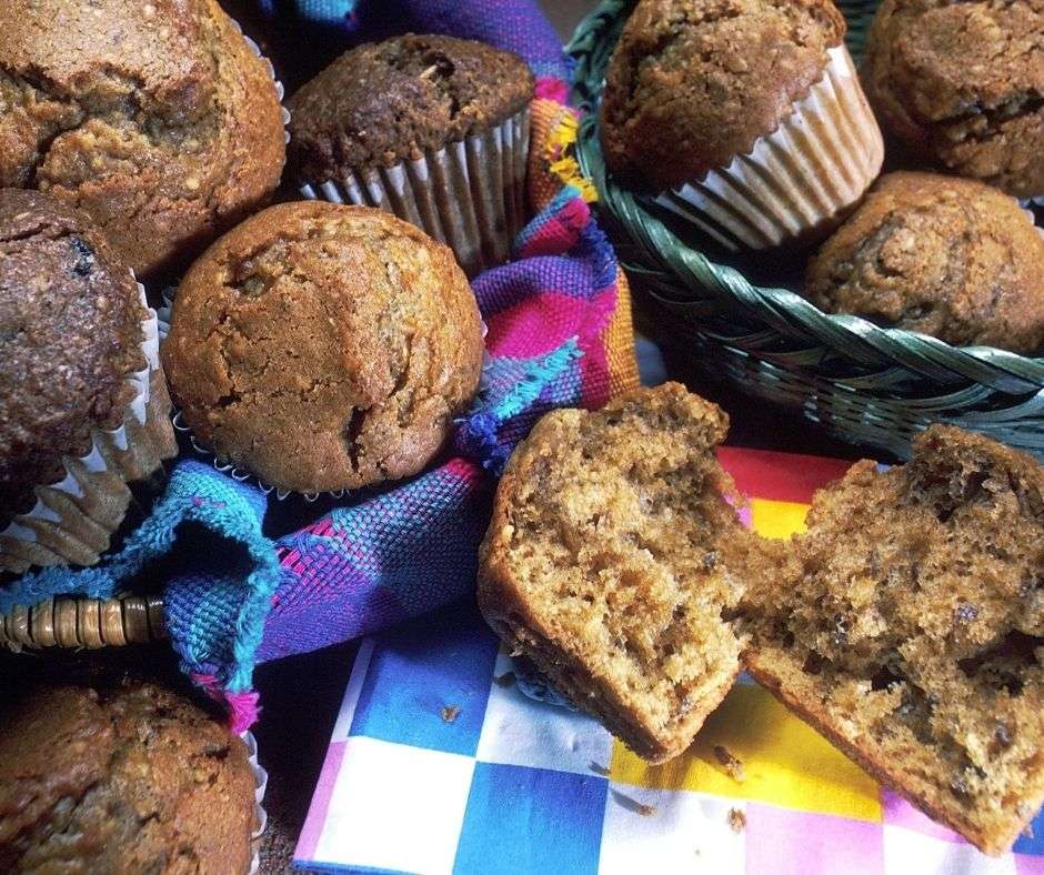 selection of easy & healthy muffins